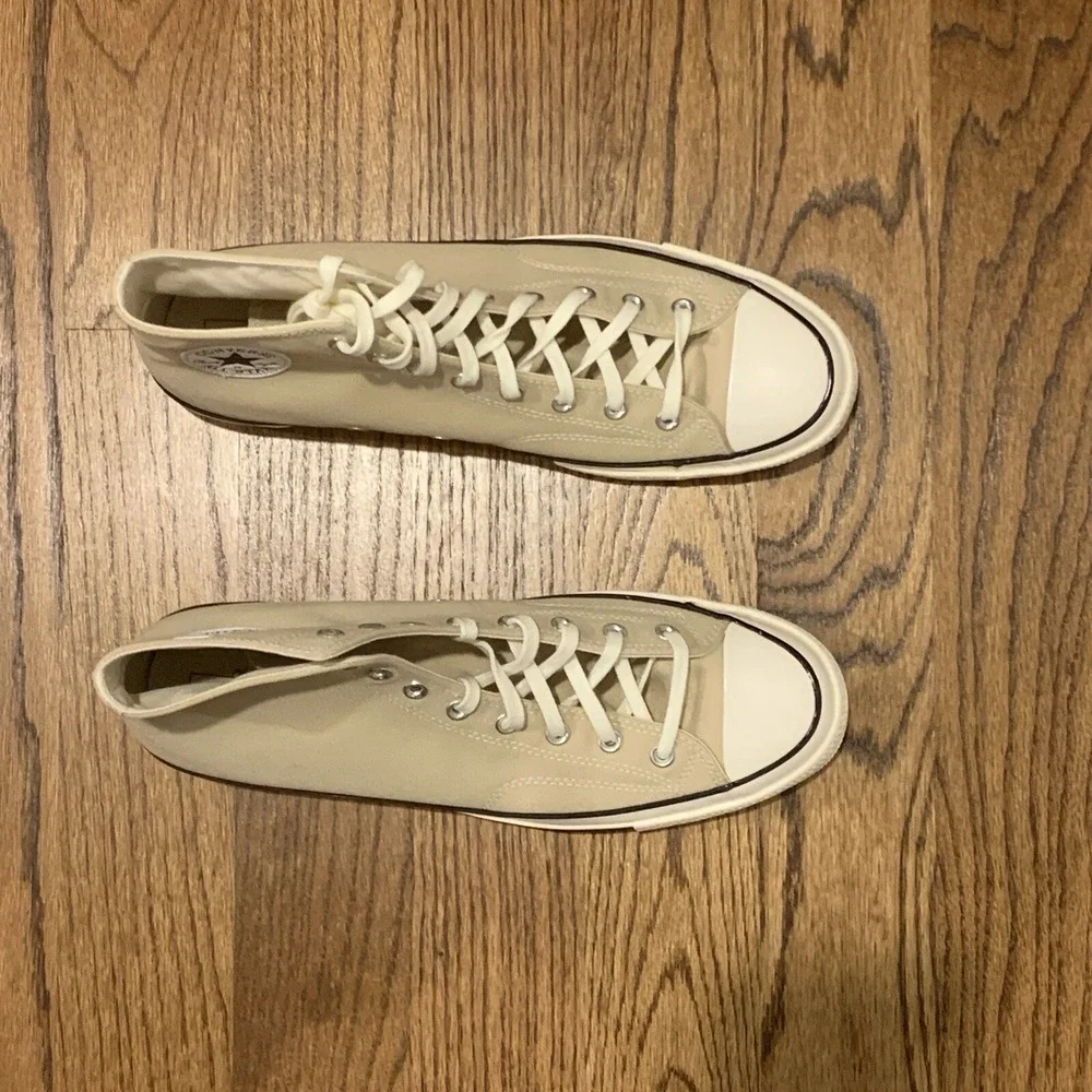 Converse Chuck All Star 70 Canvas Oat Milk High Top Shoes Men's Size 13 A03446C